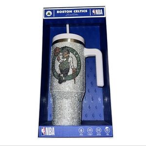 NBA Bling Stainless Steel Insulated Tumbler Hydrapeak Boston Celtics NWB 40oz